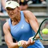 Rebeka Masarova a passé le premier tour des qualifications de Wimbledon KEYSTONE/EPA/FILIP SINGER